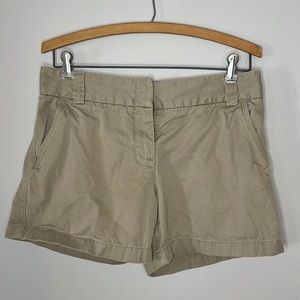 J. Crew chino khaki shorts